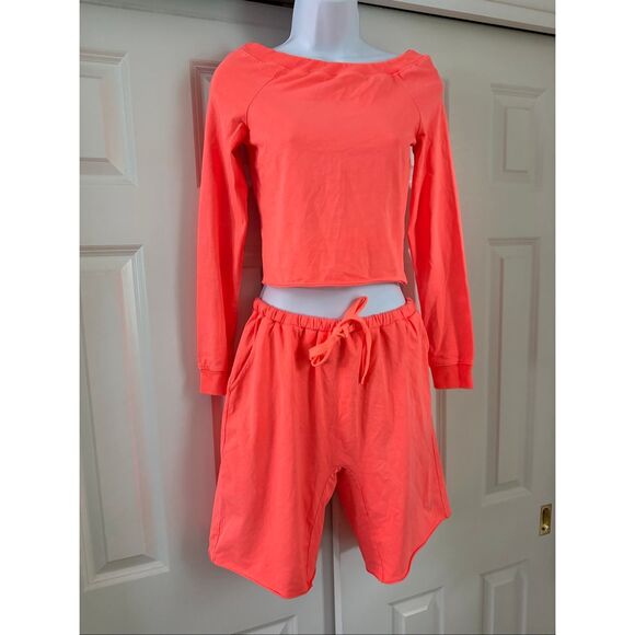 Free People Movement Hotshot Easy set -Neon coral - Picture 6 of 11